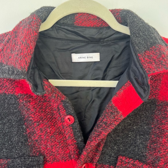 Anine Bing Bobbi Flannel Jacket - Classic Style - Size S - Picture 9 of 13
